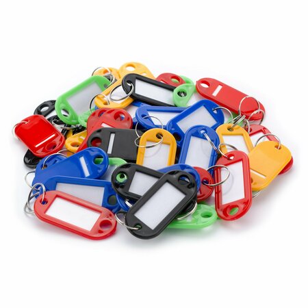 BARSKA 100 Key Tags Large, assorted color AF13678